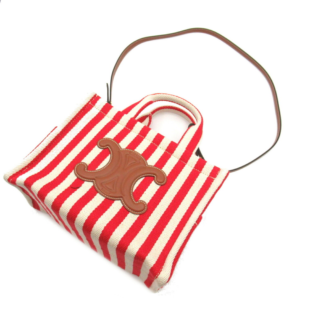 Celine Small Hippo Tice 2way Canvas Shoulder Bag … - image 5